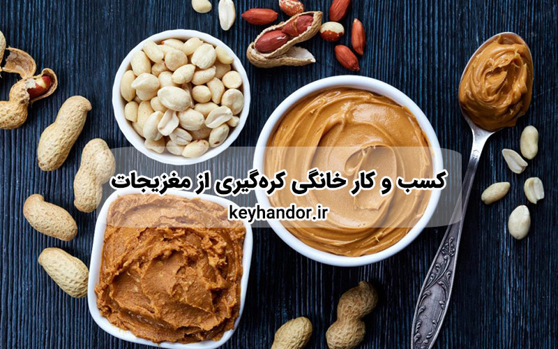 کار درخانه با کره‌گیری از مغزیجات