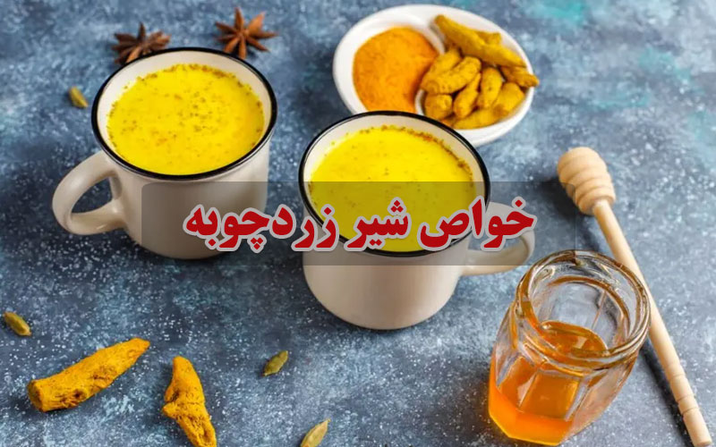 خواص شیر زردچوبه